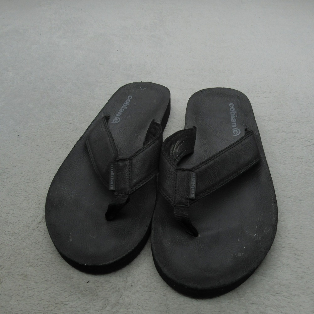 Cobian Mens 13 Sandals Black Thong Flip Flops Comfort Lightweight Casual Beach